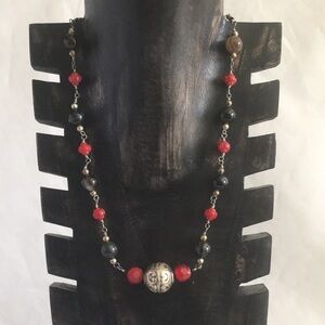 Boho STYLE NECKLACE AND EARRINGS SET